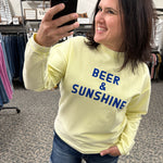 Beer & Sunshine Top - Sweatshirt PANACHE