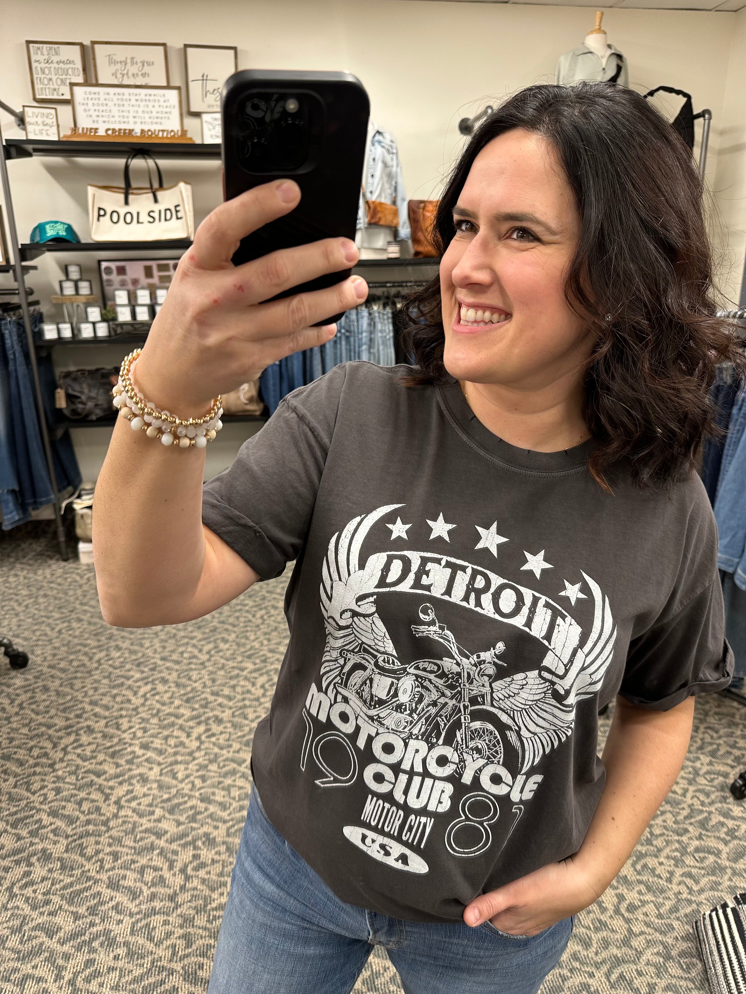 Detroit Motorcycle Club T Top - Tee GIRL DANGEROUS