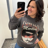 Espresso Martini Sweatshirt Top - Sweatshirt GIRL DANGEROUS