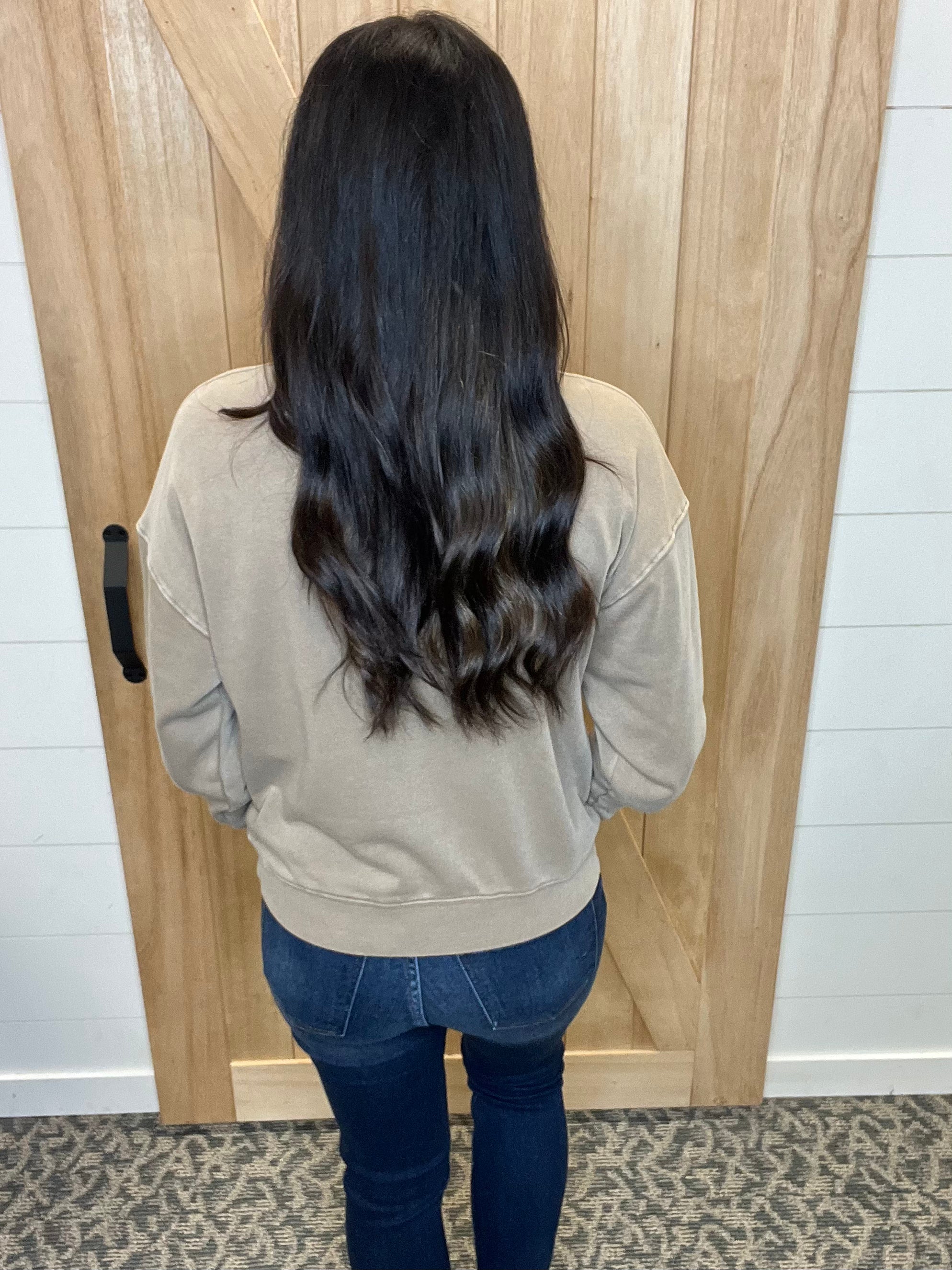 Vanessa Top (Tavern Taupe) Top - Sweatshirt THREAD & SUPPLY