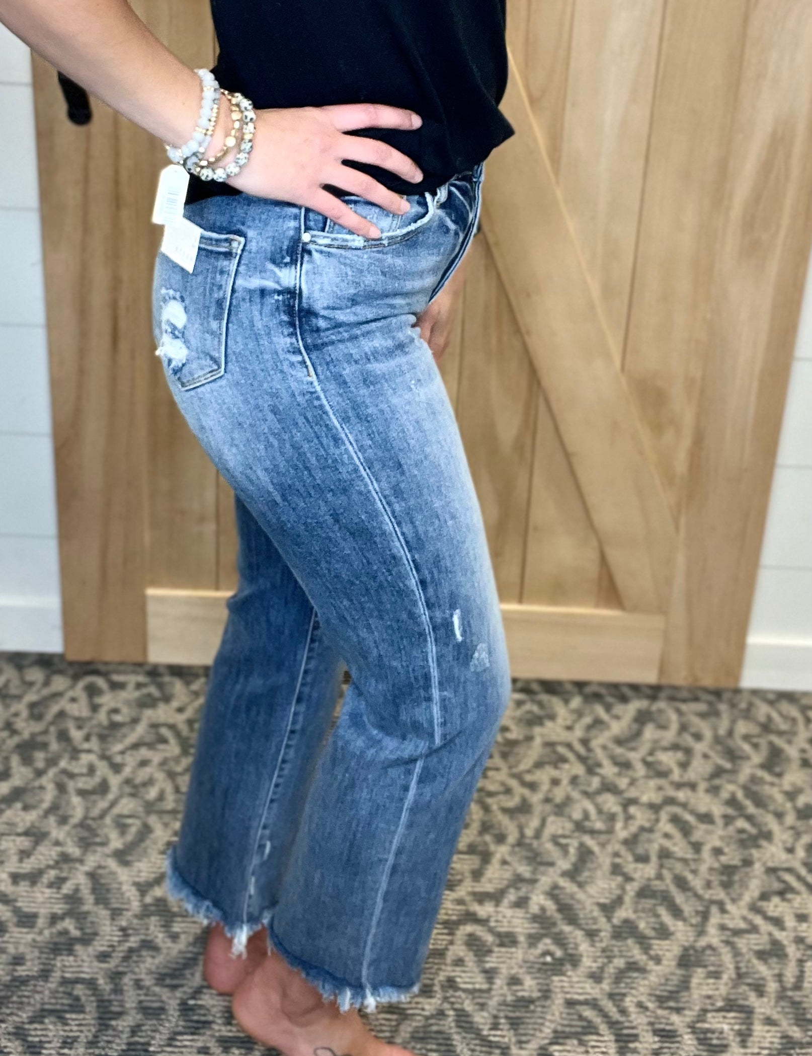 Vienna High Rise Straight Jeans (RISEN) Bottoms - Pants RISEN