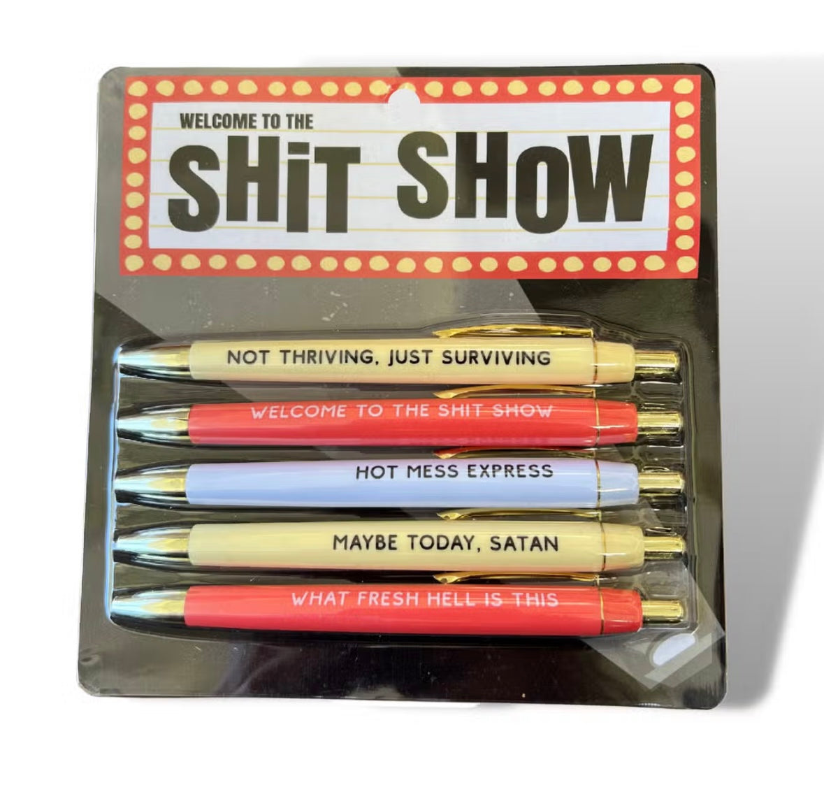 Shit Show Pen Set Home-Stationery FUN CLUB