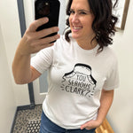 White T - You Serious Clark Top - Tee HUMM & WILLOW