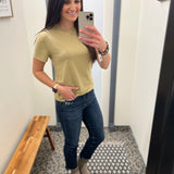 Grey Khaki Marlowe Tee Top - Tee THREAD & SUPPLY