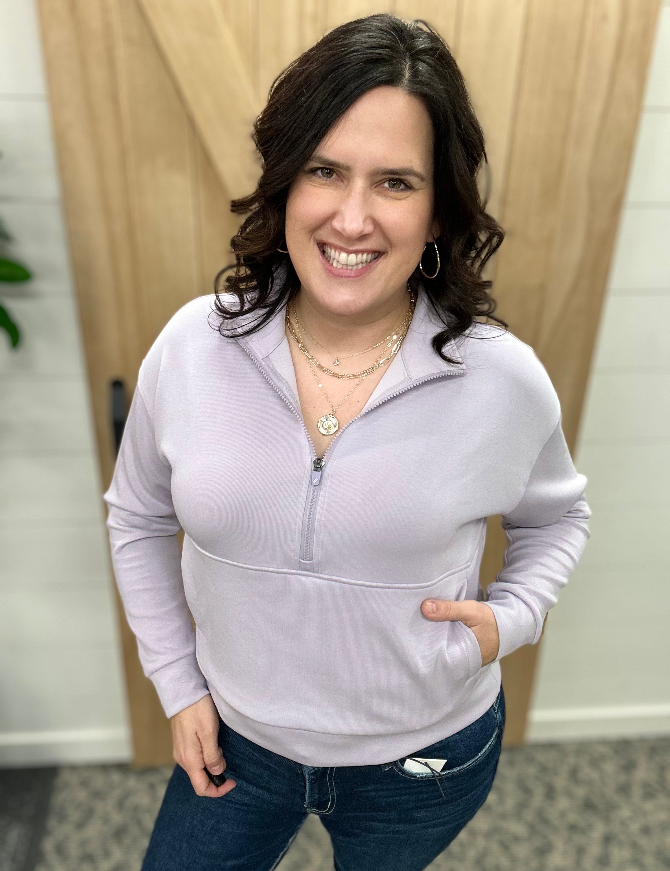 Lavender Bridget Pullover Tops- Sweatshirt THREAD & SUPPLY