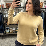 Mustard Lake Life Crew Sweatshirt Tops- Sweatshirt BLUE 84