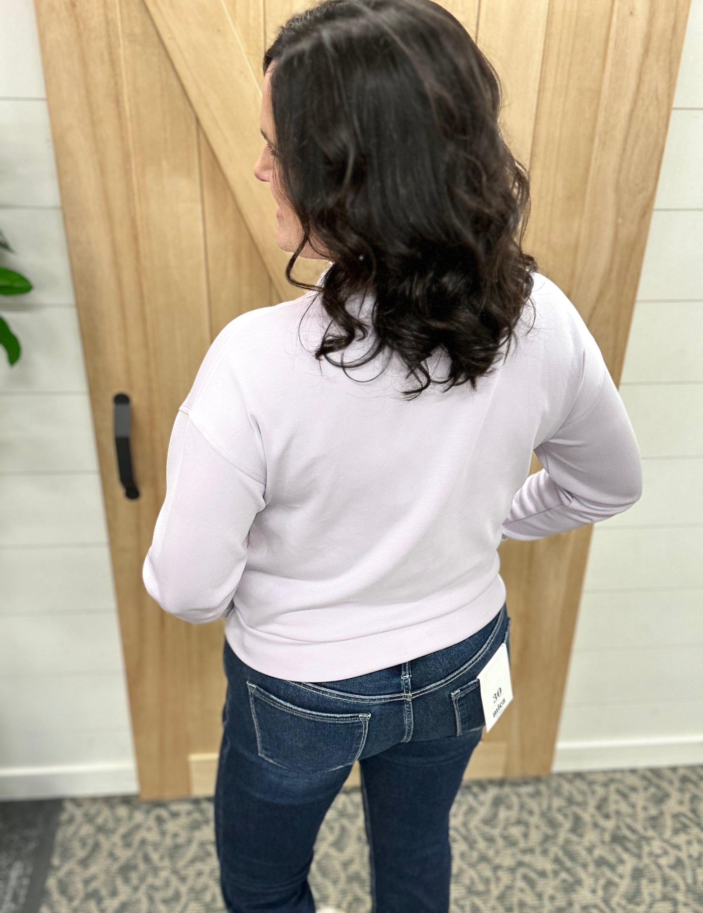 Lavender Bridget Pullover Tops- Sweatshirt THREAD & SUPPLY