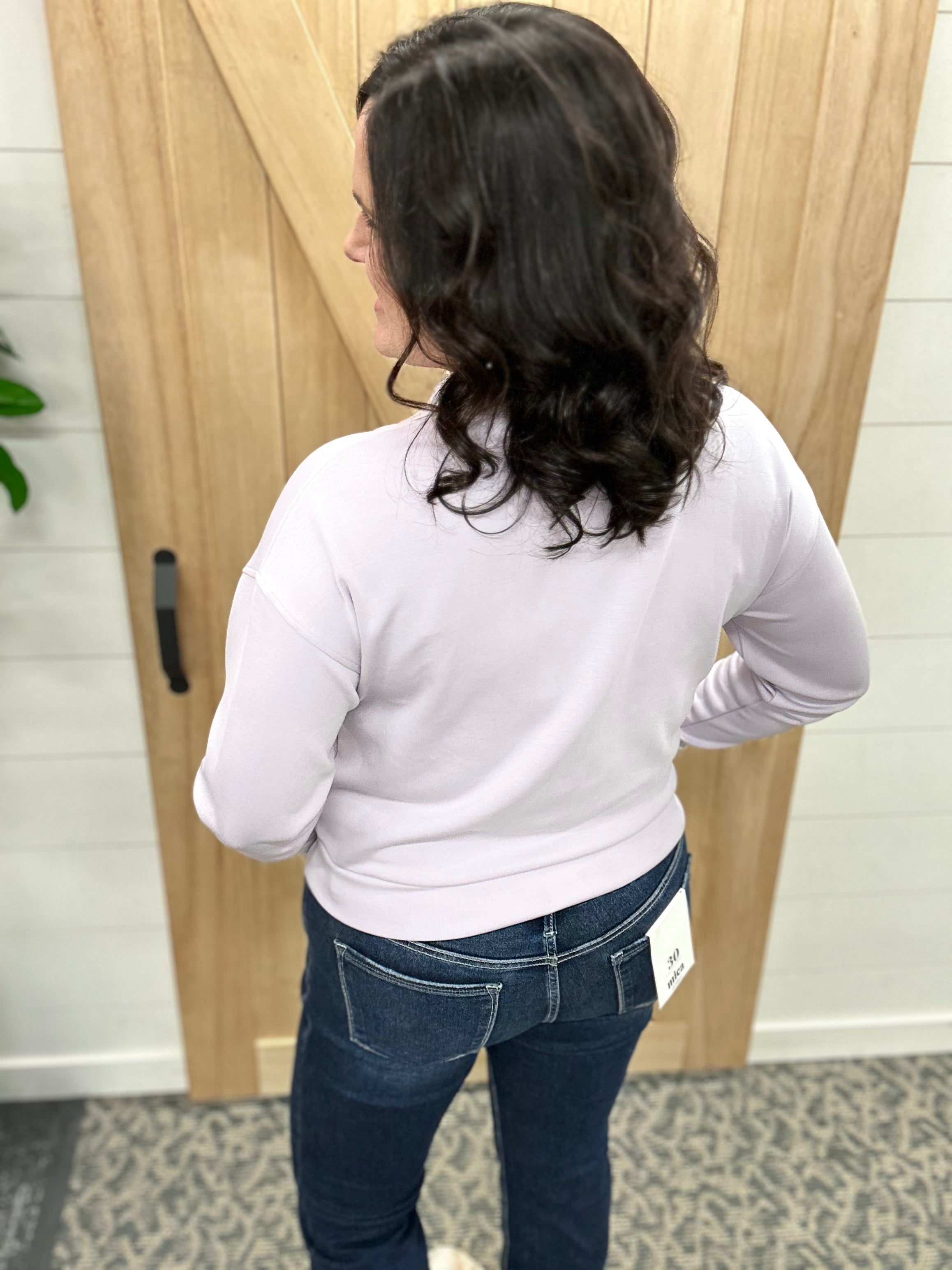 Lavender Bridget Pullover Tops- Sweatshirt THREAD & SUPPLY