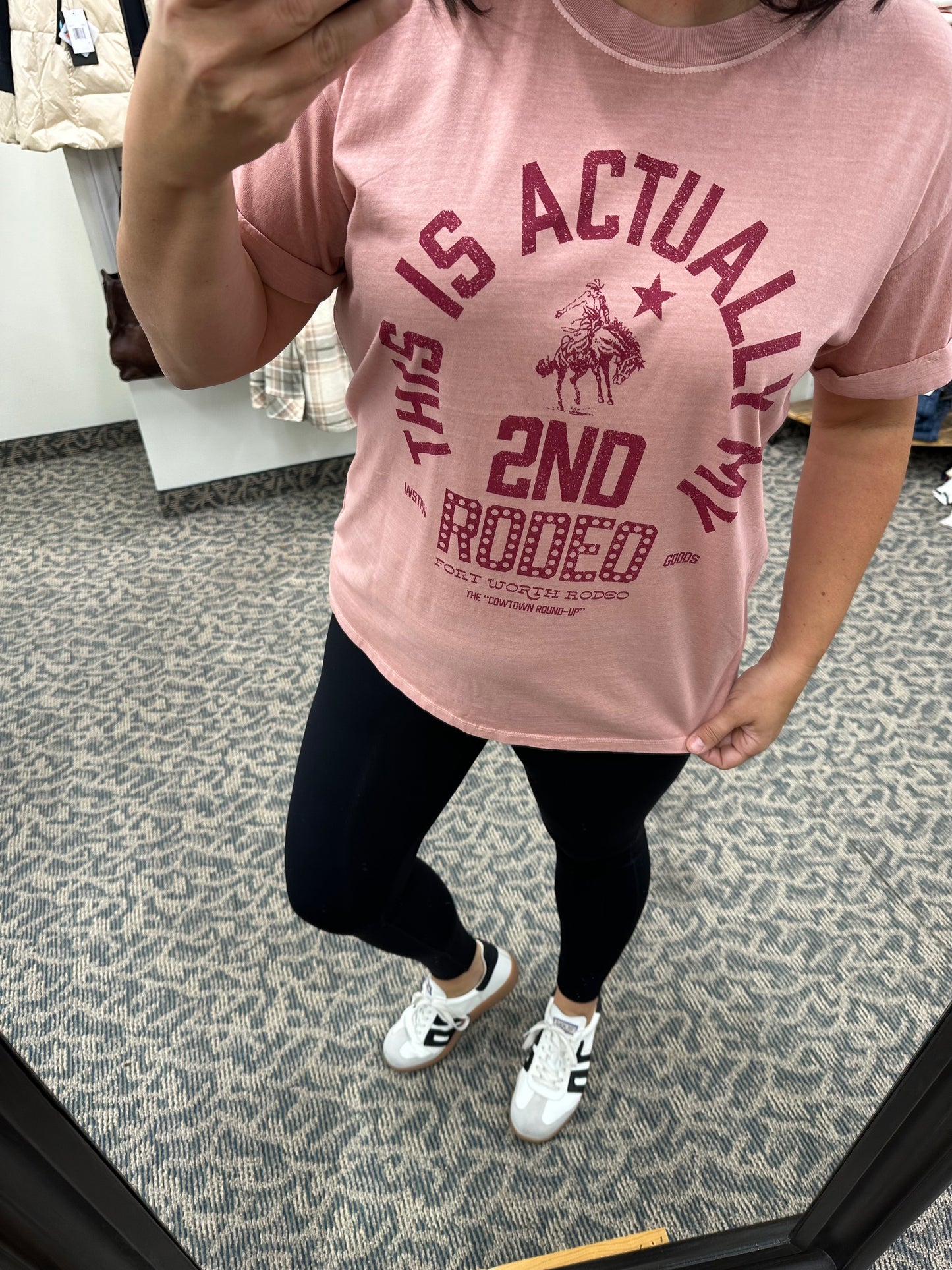 Pink Second Rodeo Tee