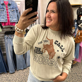 Mineral Rodeo Graphic Sweatshirt Top - Sweatshirt HRT and LUV