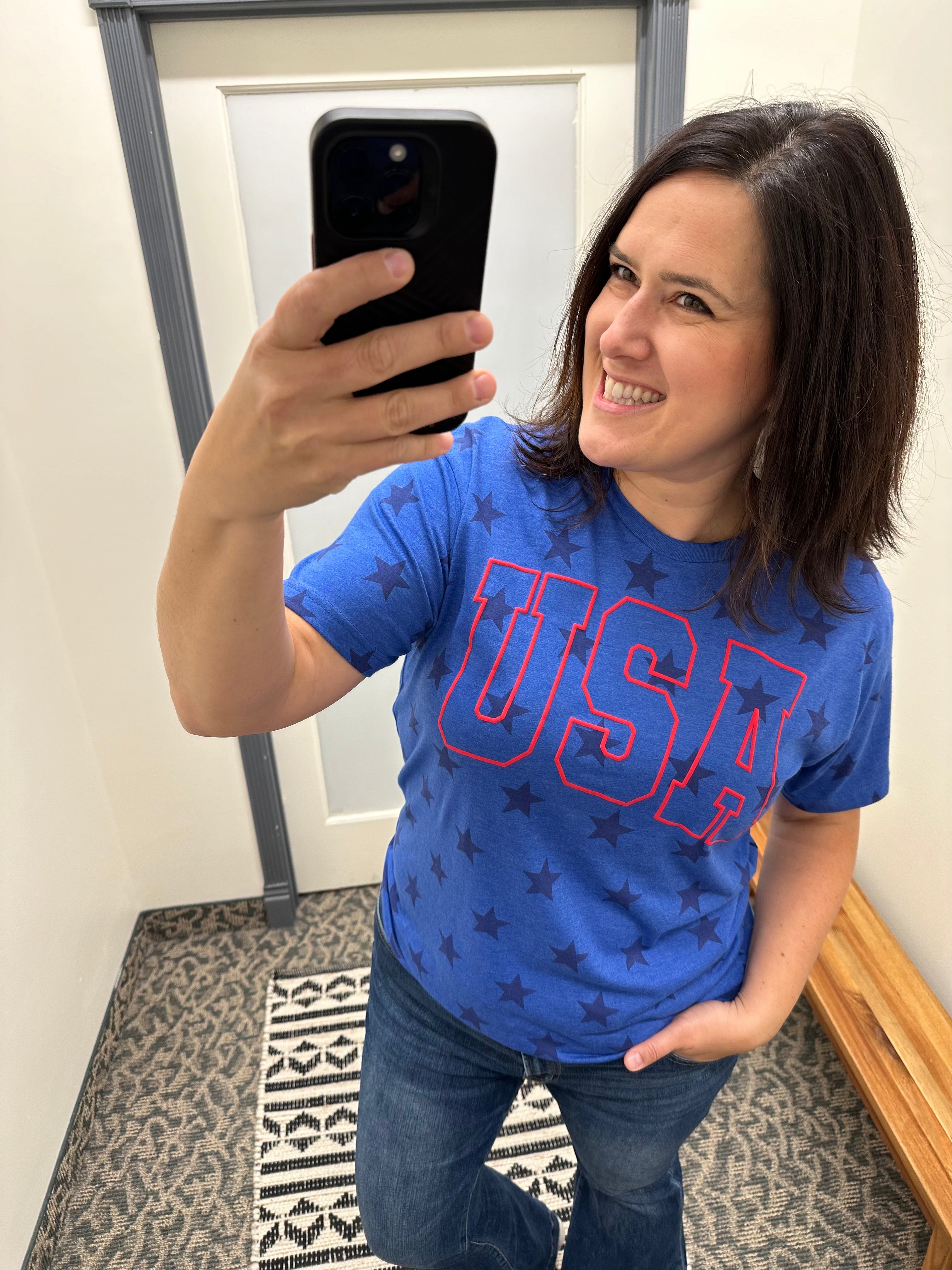 USA Star T Top - Tee MIDWEST TEES