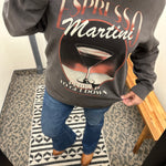 Espresso Martini Sweatshirt Top - Sweatshirt GIRL DANGEROUS