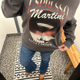 Espresso Martini Sweatshirt Top - Sweatshirt GIRL DANGEROUS