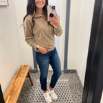 Vanessa Top (Tavern Taupe) Top - Sweatshirt THREAD & SUPPLY