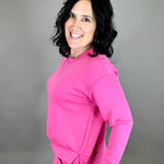 Hot Pink Malibu Top Tops- Sweatshirts DEAR SCARLETT