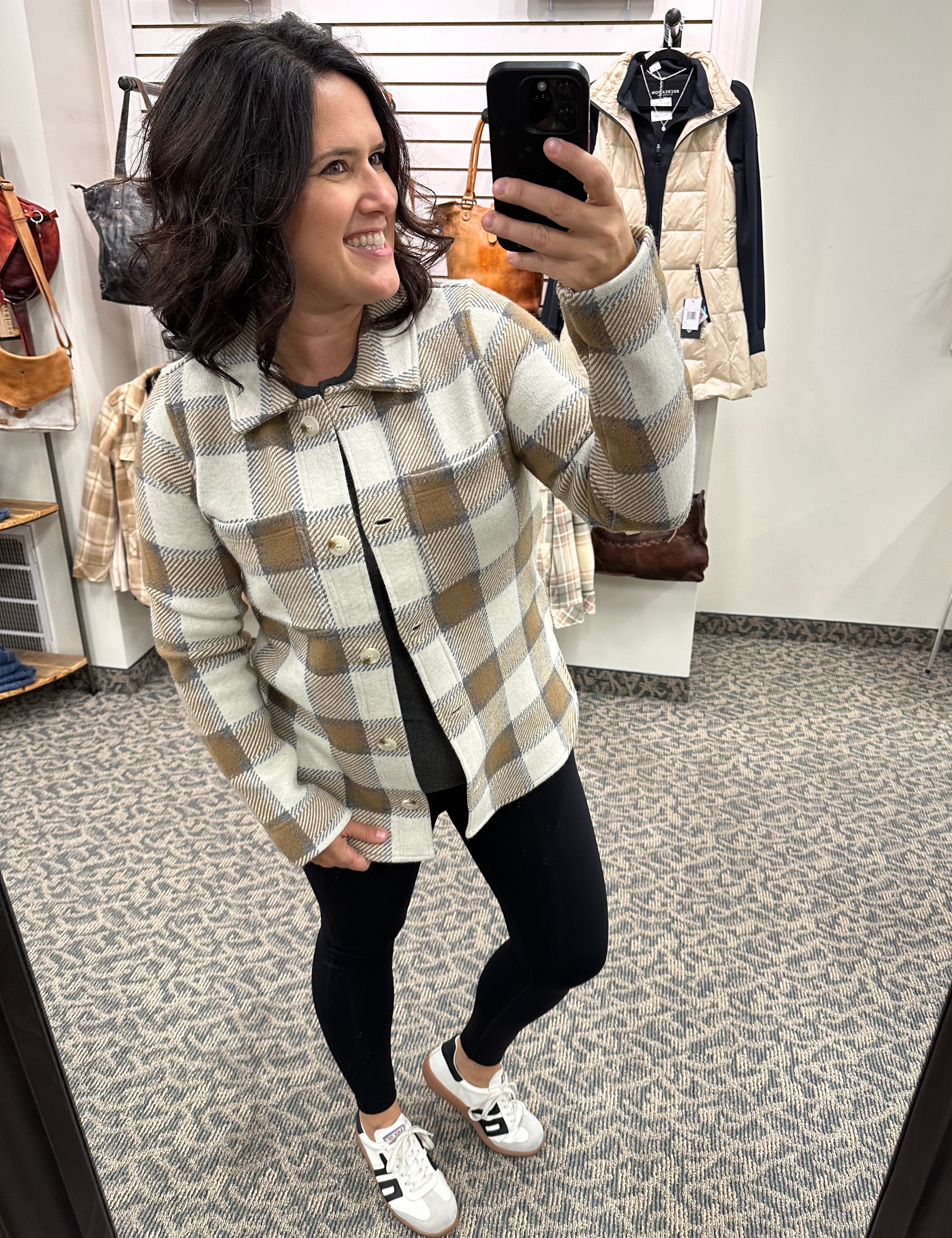Cream Gray Bronze Leah Coat Outerwear- Jackets THREAD & SUPPLY