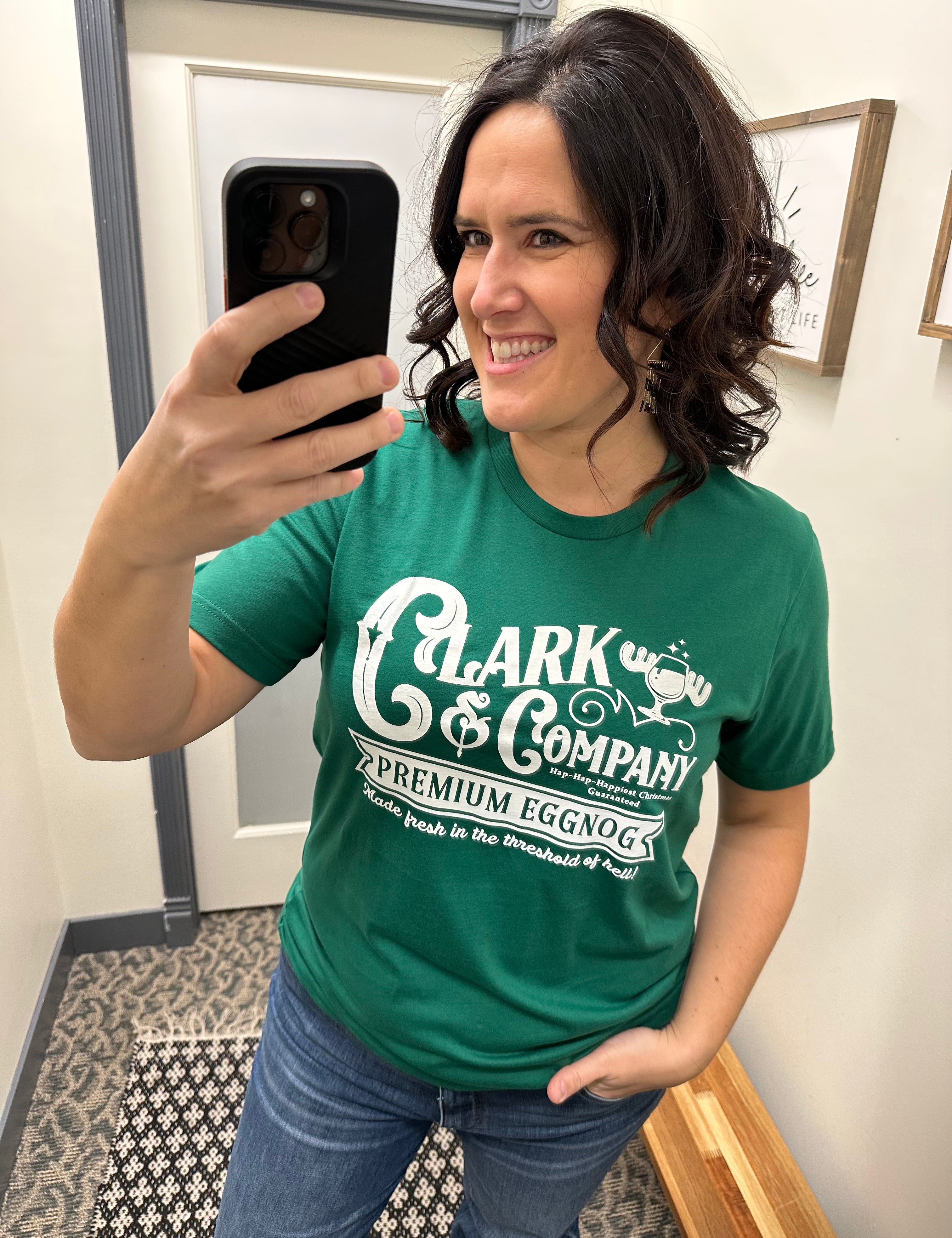 Clark & Company Premium Eggnog T Tops- Tees ALLEY & RAE