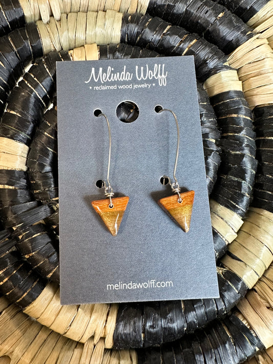 Reclaimed Wood Earrings (E14)