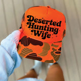 Deserted Hunting Wife Trucker Hat Accessories - Hat Southern Attitude Designs Inc.