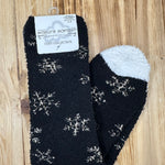 Black Winter Shimmer Sock Accessories- Socks CRESCENT SOCK COMPANY