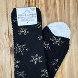 Black Winter Shimmer Sock Accessories- Socks CRESCENT SOCK COMPANY