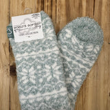 Fair Isle Green Socks Accessories- Socks CRESCENT SOCK COMPANY