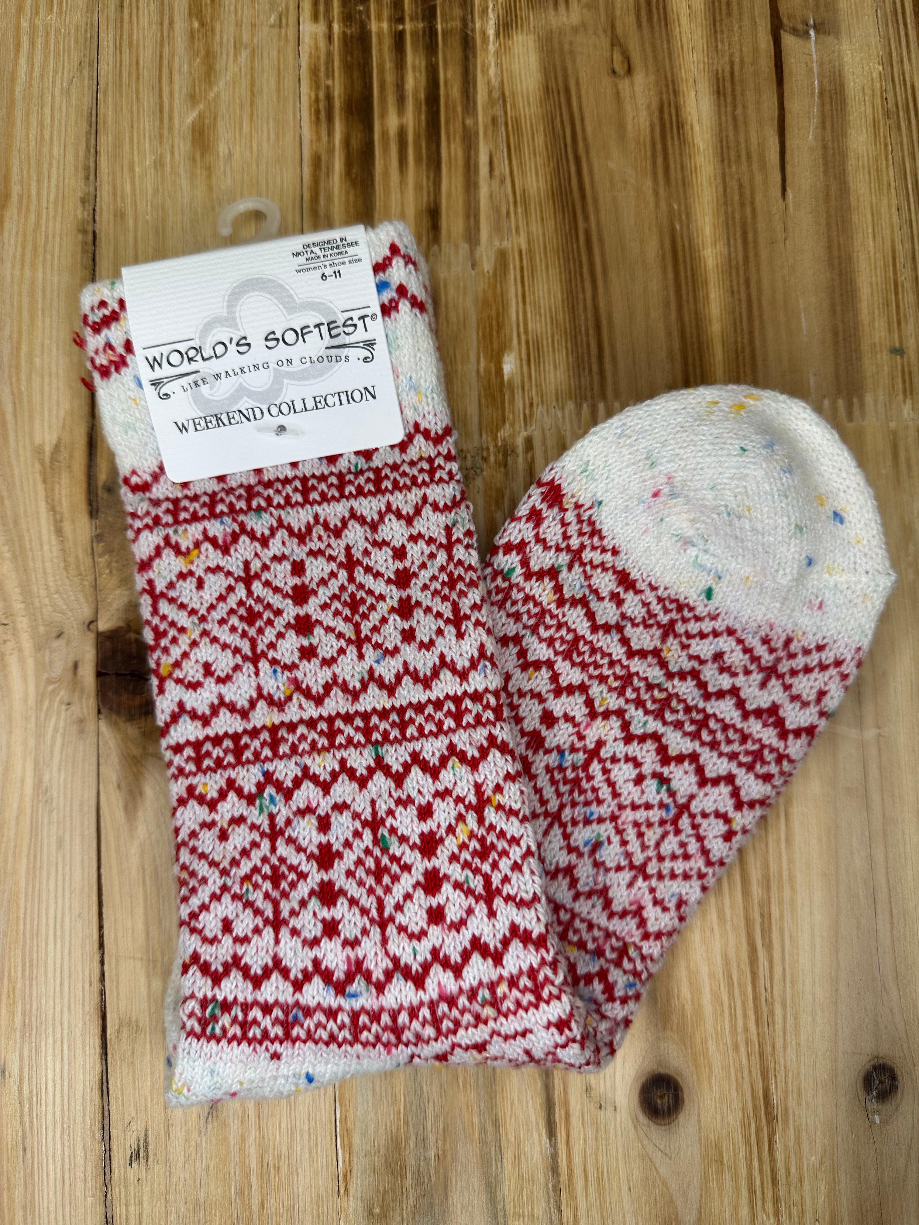 Peppermint Confetti Socks Accessories- Socks CRESCENT SOCK COMPANY