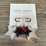 Acrylic Star Earrings Jewelry - Earrings St. Peter Hardware