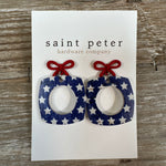 Bow/Star Earrings Jewelry - Earrings St. Peter hardware