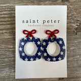 Bow/Star Earrings Jewelry - Earrings St. Peter hardware