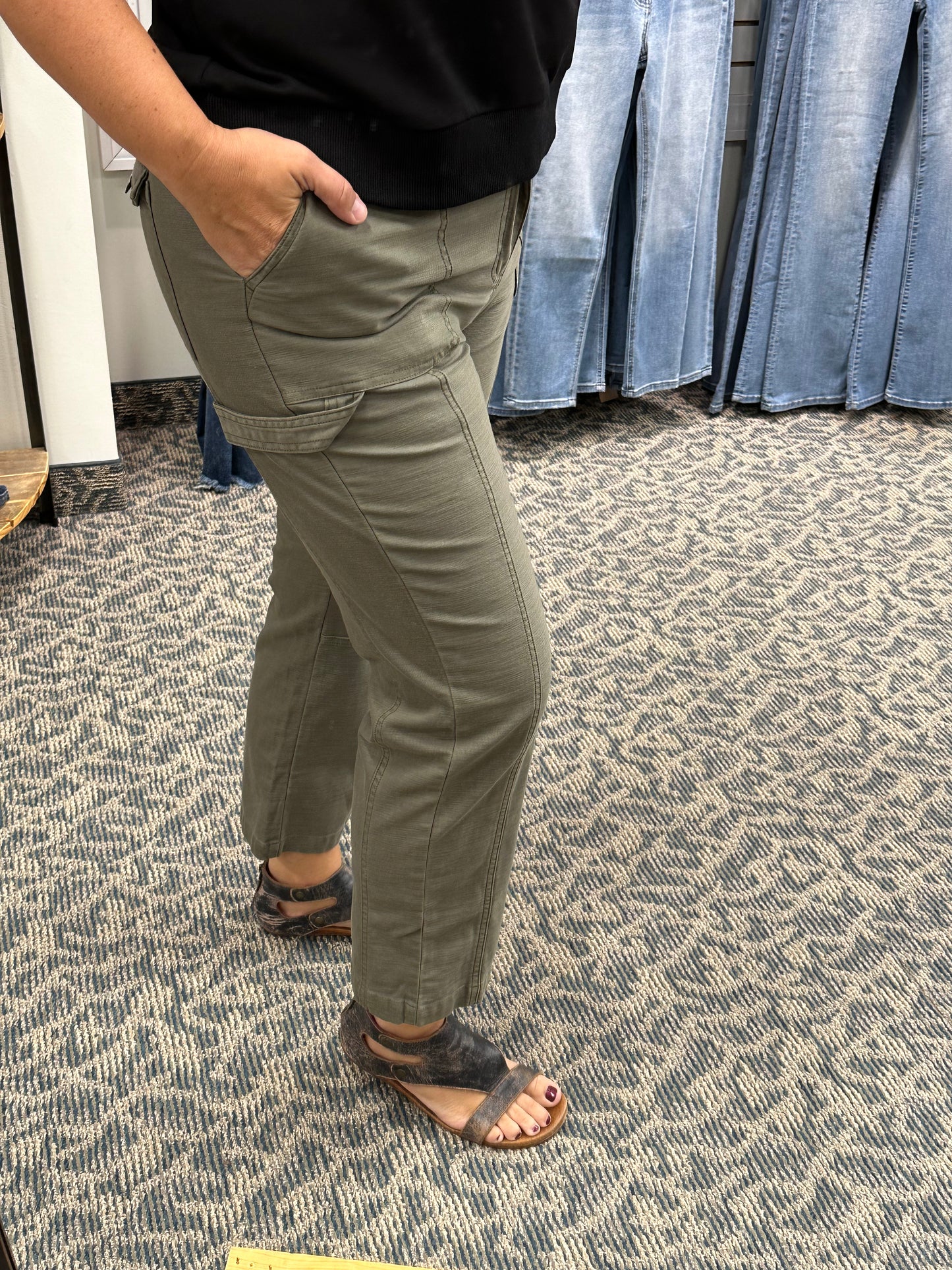 Dusty Olive Stetson Pants