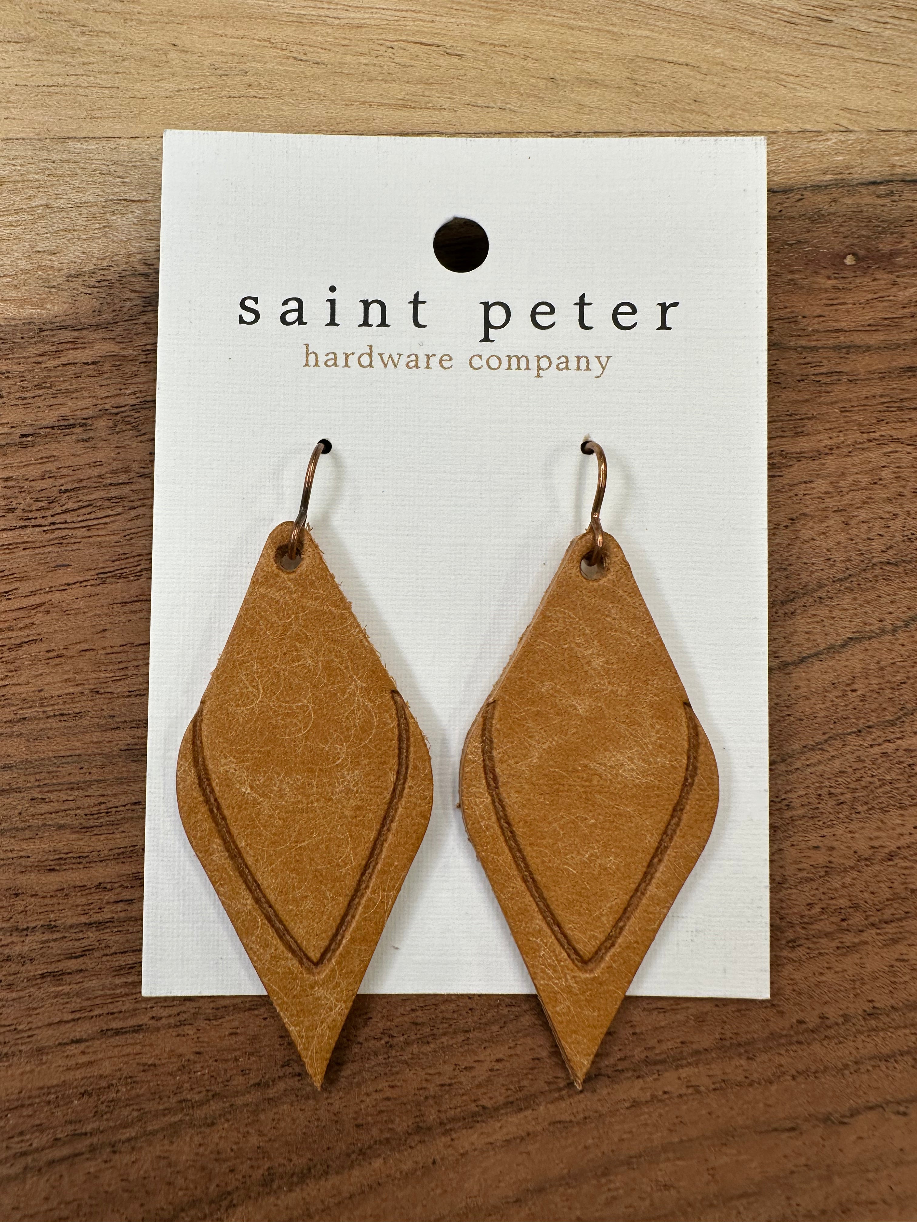 Rustic Brown Earrings Jewelry - Earrings St. Peter Hardware