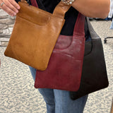 Athena Leather Crossbody Bag Bags- Purses LATICO LEATHER