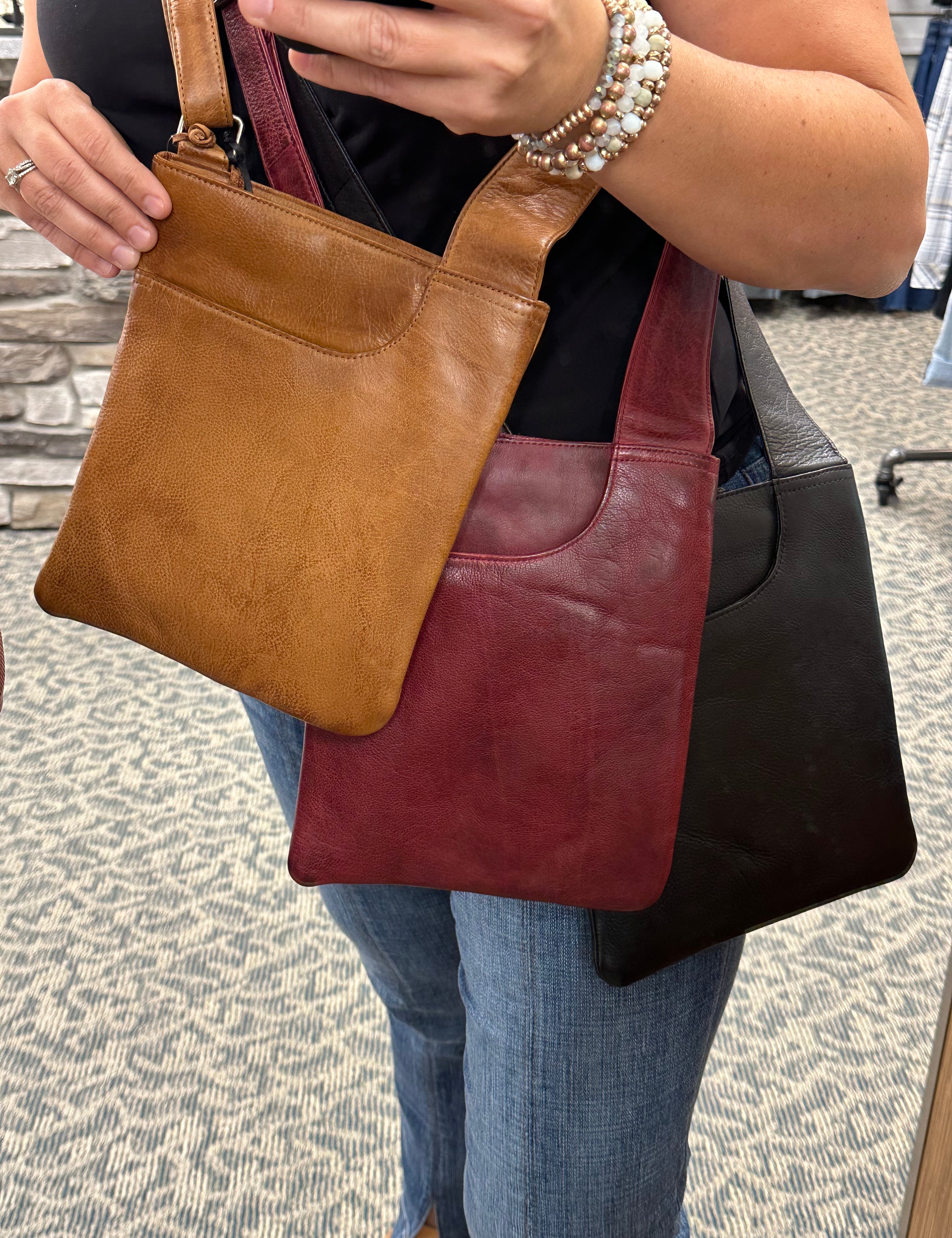 Athena Leather Crossbody Bag Bags- Purses LATICO LEATHER