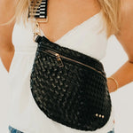 Westlyn Woven Bag Bags- Purses PRETTY SIMPLE WHOLESALE Black