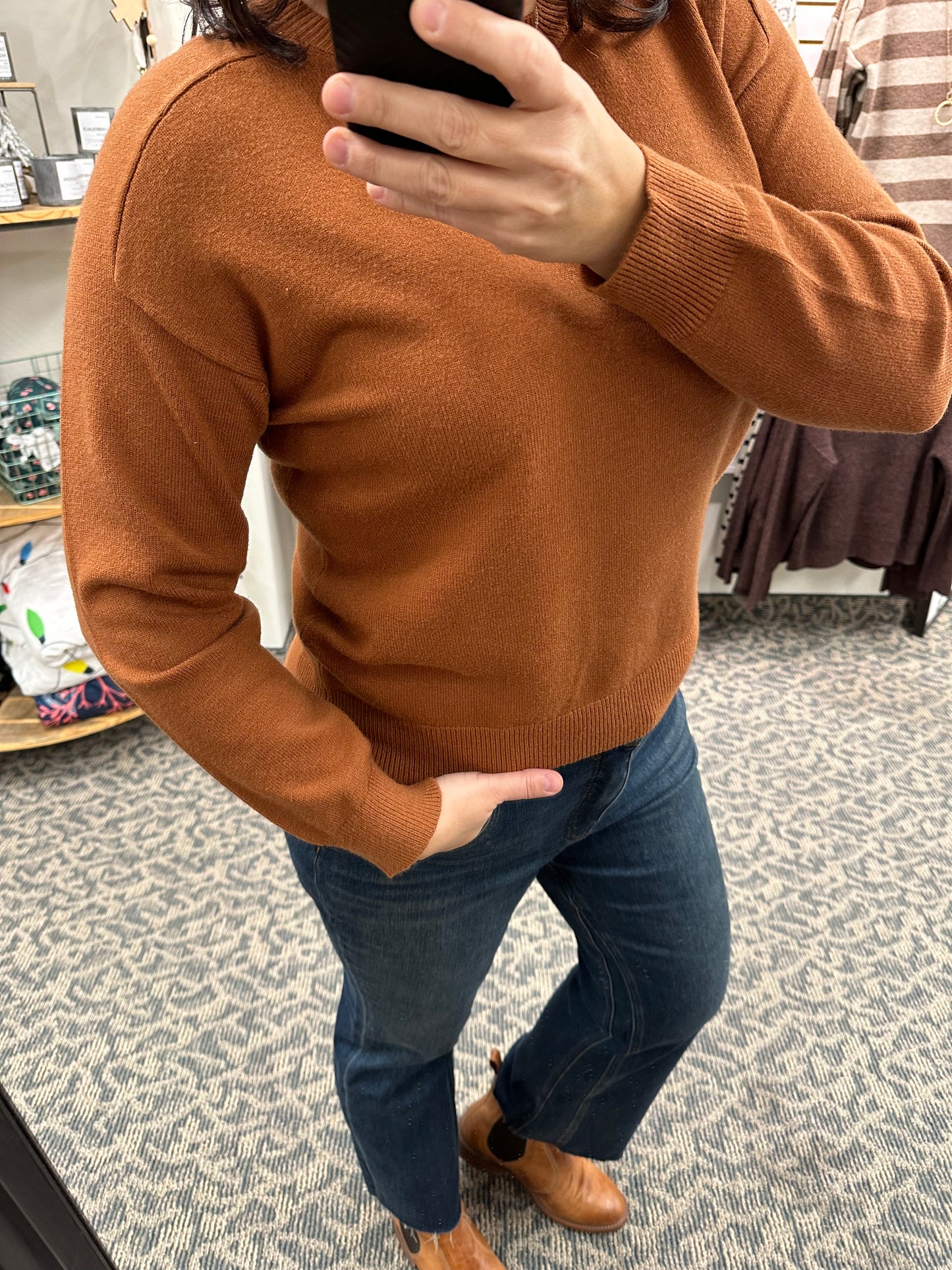 Toffee Crew Neck Sweater