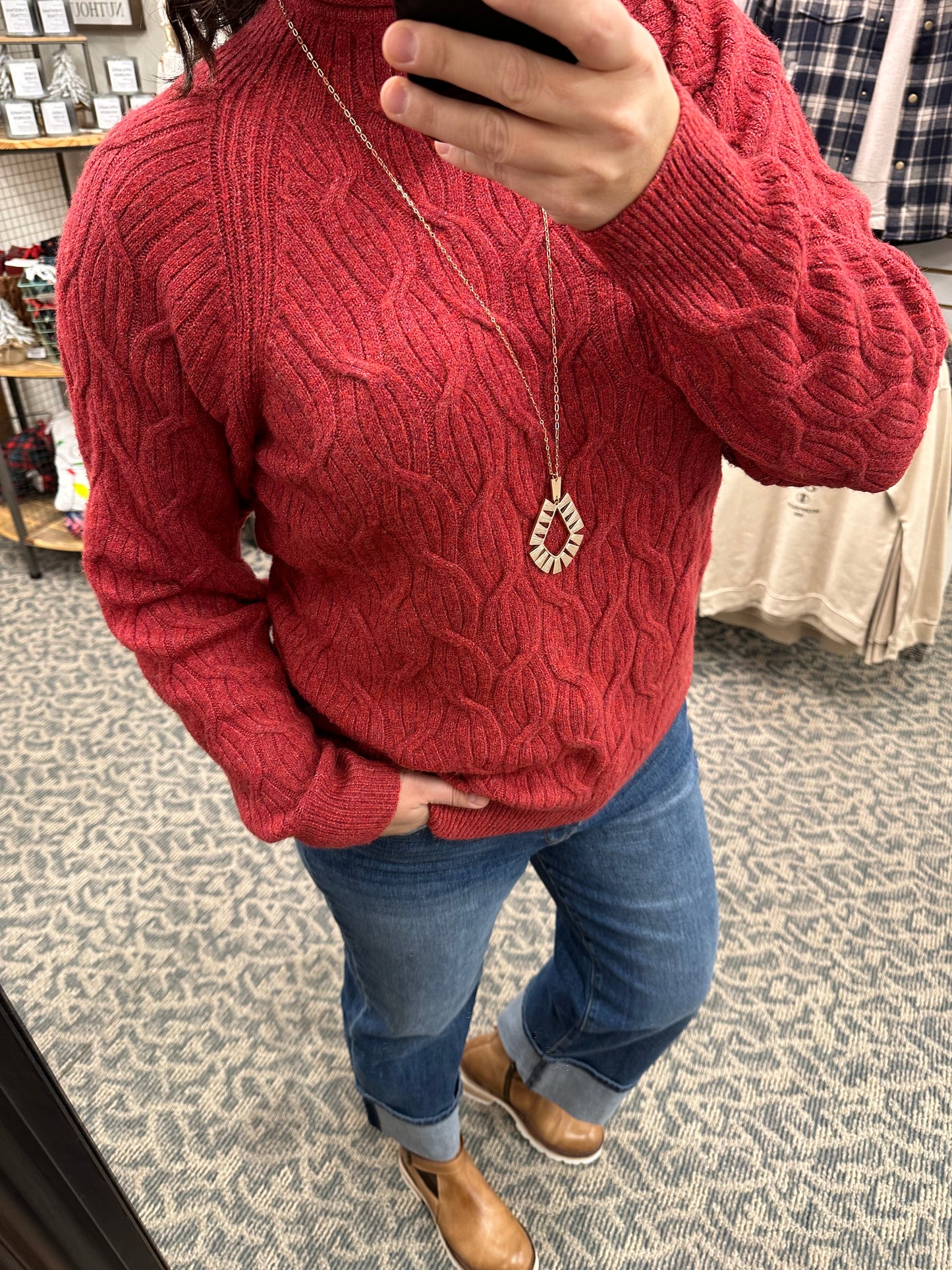 Heather Raspberry Amal Sweater