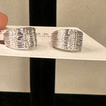 Silver Lined Huggies Jewelry - Earrings St. Peter Hardware