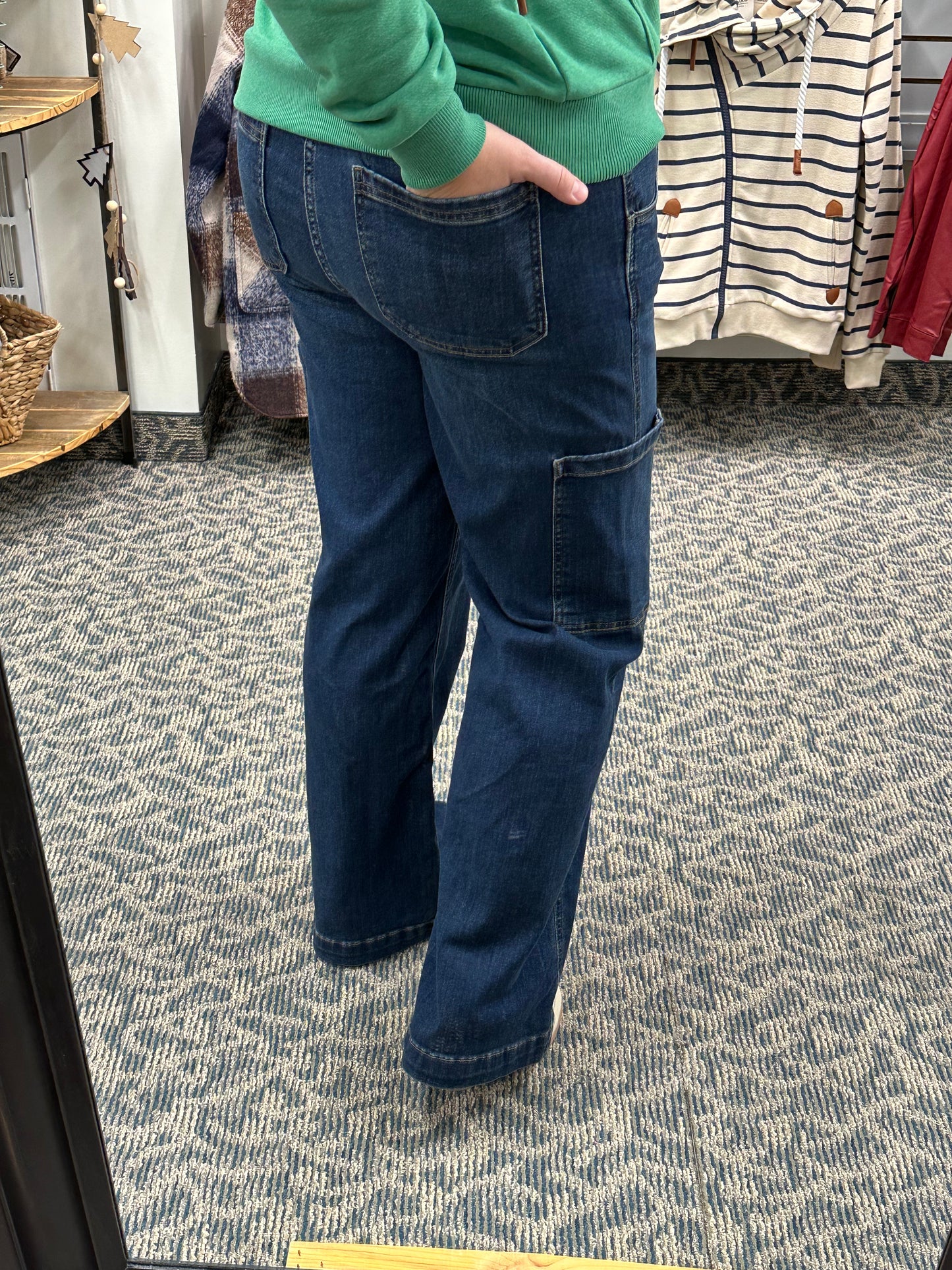 Jodi Dk Base Wide Leg Jeans (Kut)