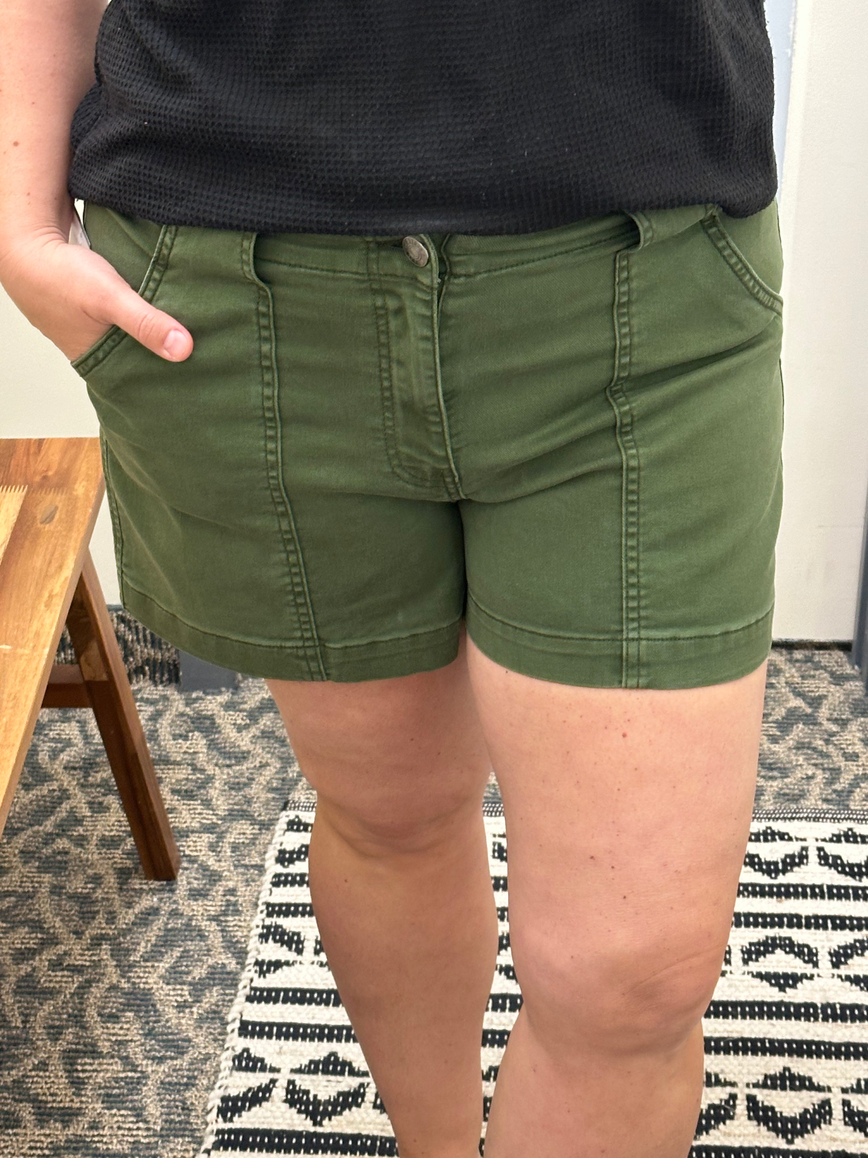 Olive Jane High Rise Shorts Bottoms - Shorts KUT FROM THE KLOTH