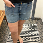 Med Base Wash Jane Shorts Bottoms - Shorts KUT FROM THE KLOTH