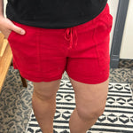 Tomato Katana High Rise Short Bottoms - Shorts KUT FROM THE KLOTH