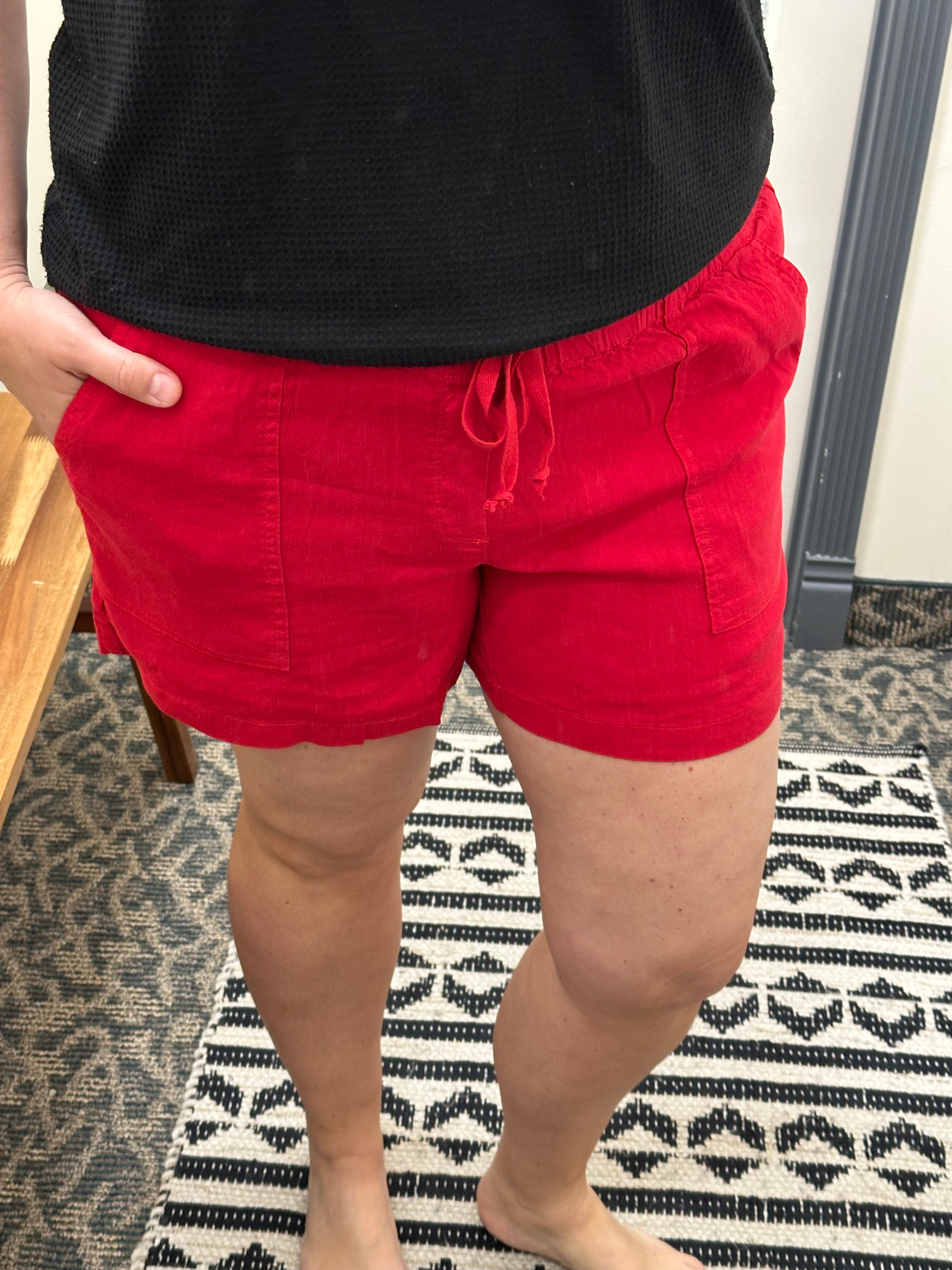 Tomato Katana High Rise Short Bottoms - Shorts KUT FROM THE KLOTH