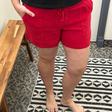 Tomato Katana High Rise Short Bottoms - Shorts KUT FROM THE KLOTH
