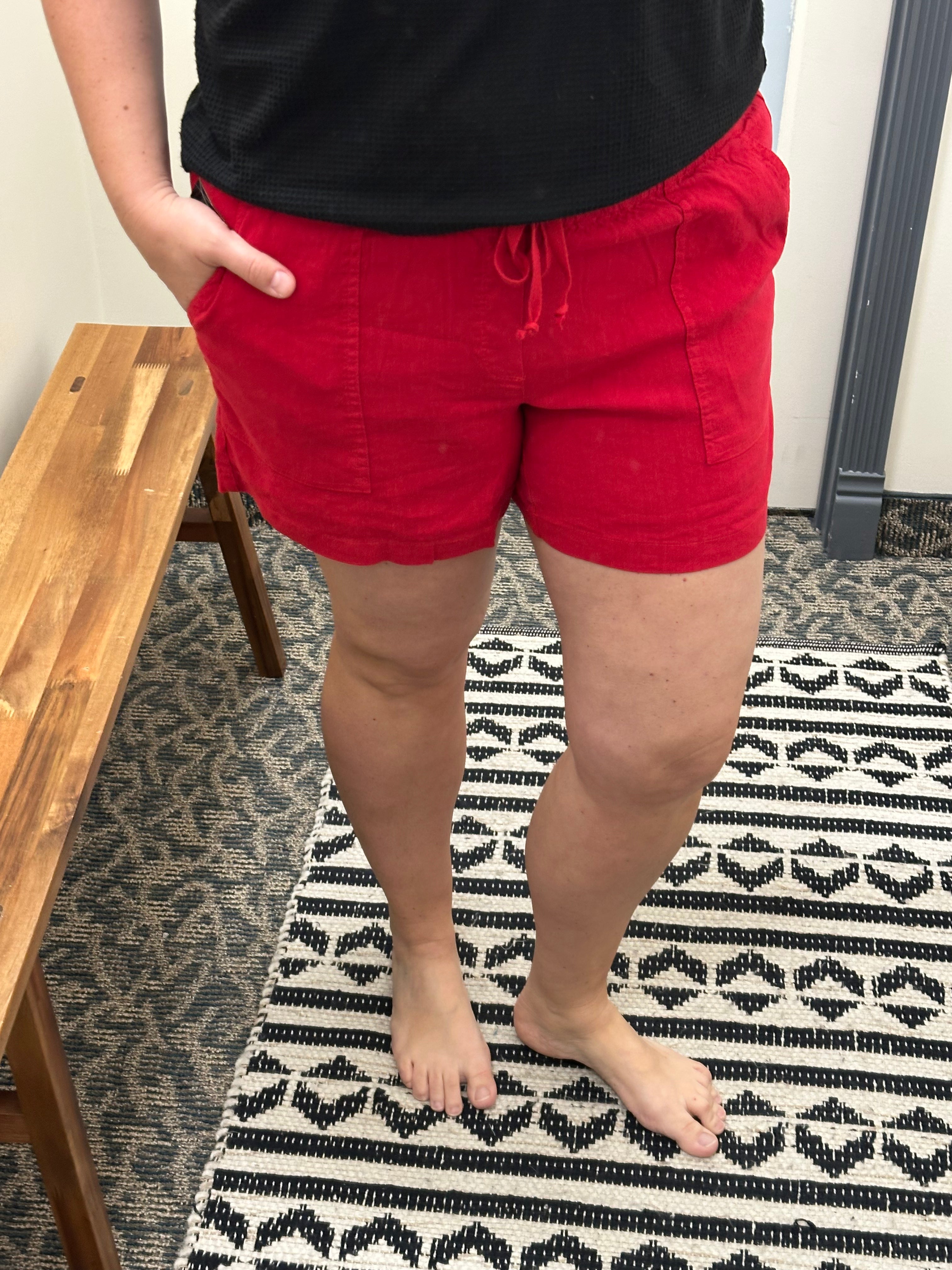 Tomato Katana High Rise Short Bottoms - Shorts KUT FROM THE KLOTH
