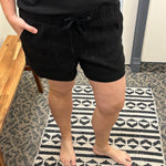 Black Katana High Rise Short Bottoms - Shorts KUT FROM THE KLOTH