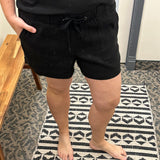 Black Katana High Rise Short Bottoms - Shorts KUT FROM THE KLOTH