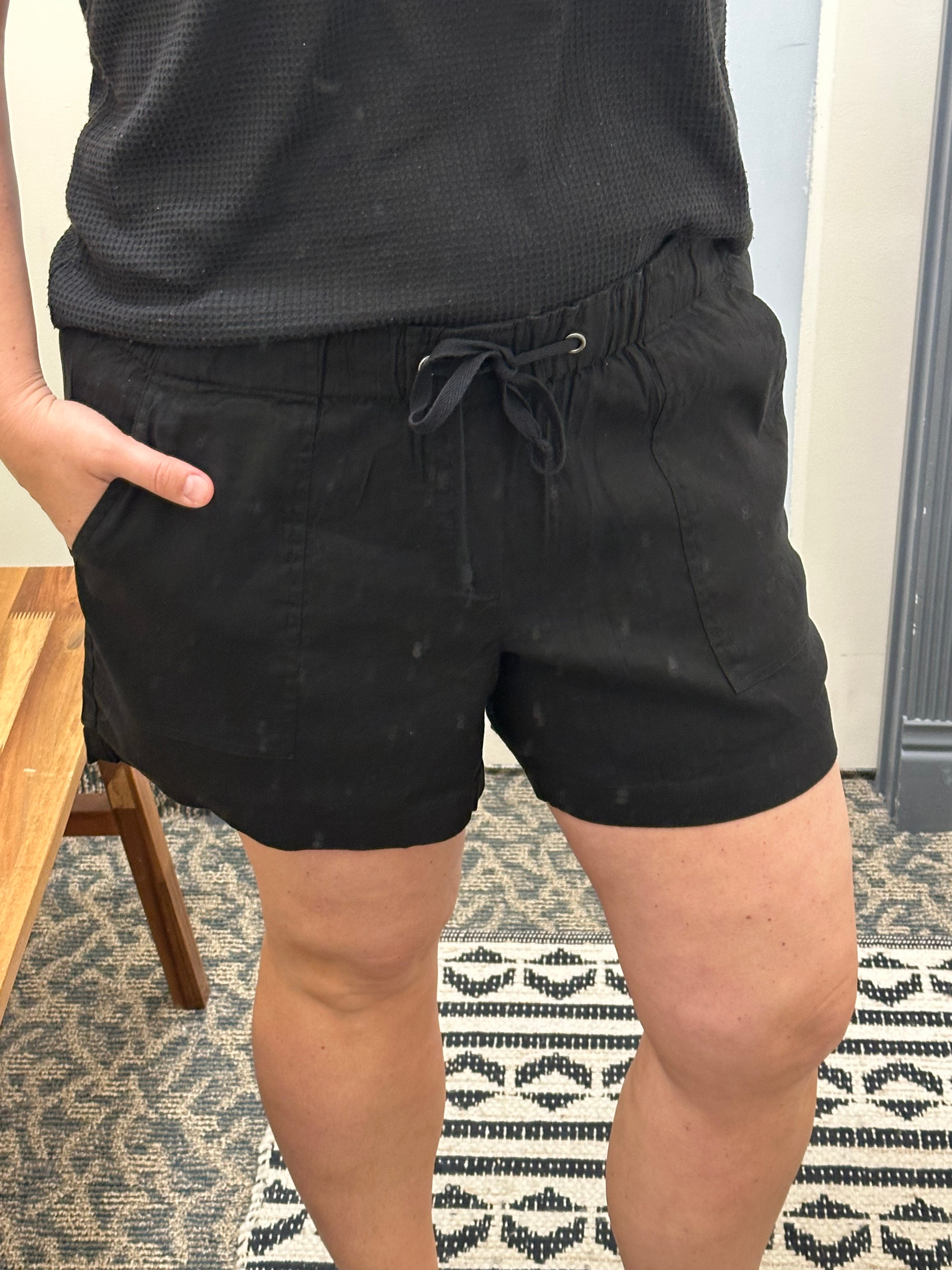 Black Katana High Rise Short Bottoms - Shorts KUT FROM THE KLOTH
