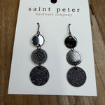 Gunmetal Drop Earrings Jewelry - Earrings SAINT PETER HARDWARE