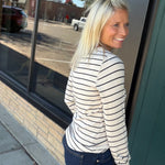 Birch Black Stripe Stacy Top Tops- Long Sleeve THREAD & SUPPLY